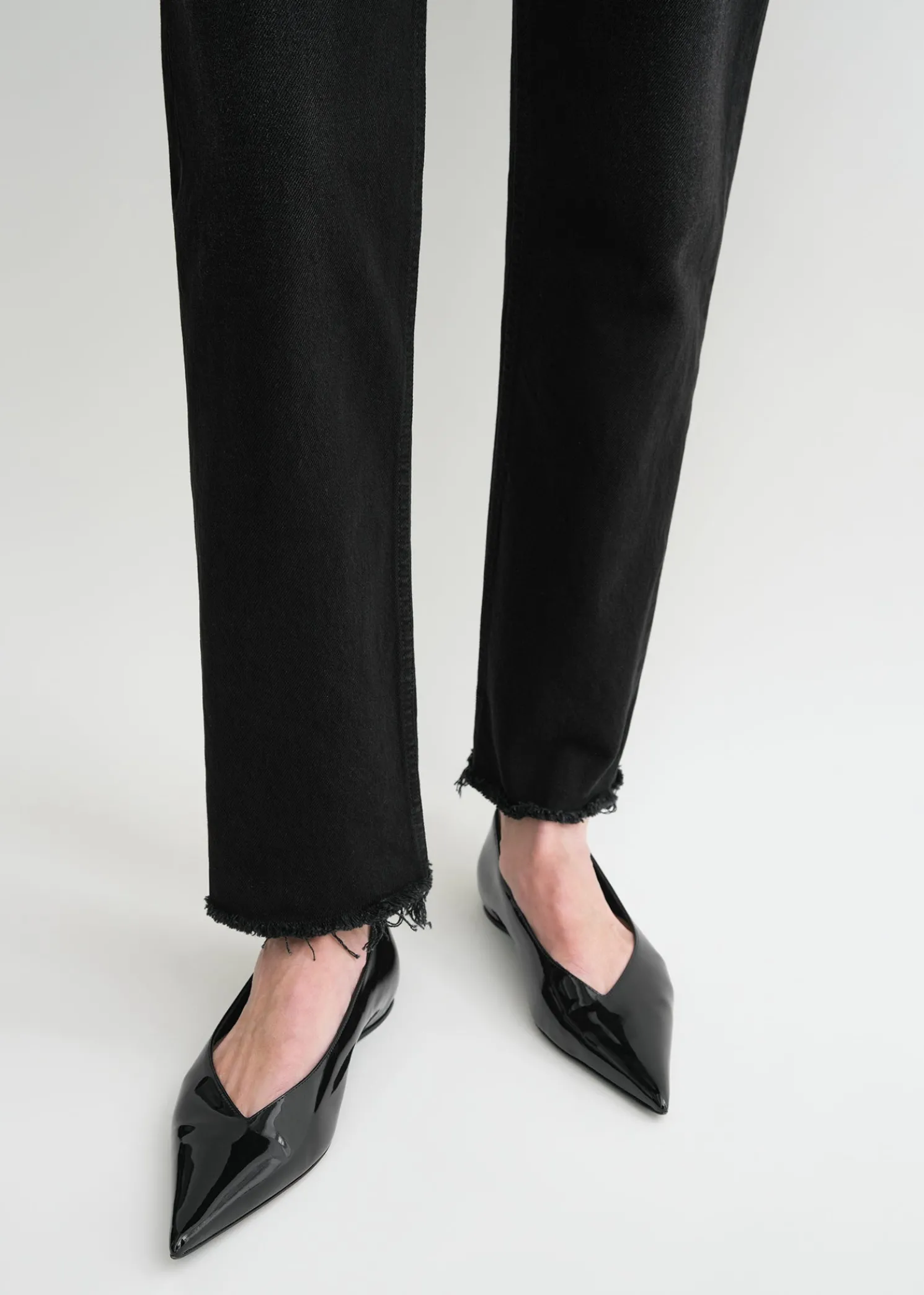 Classic cut denim black