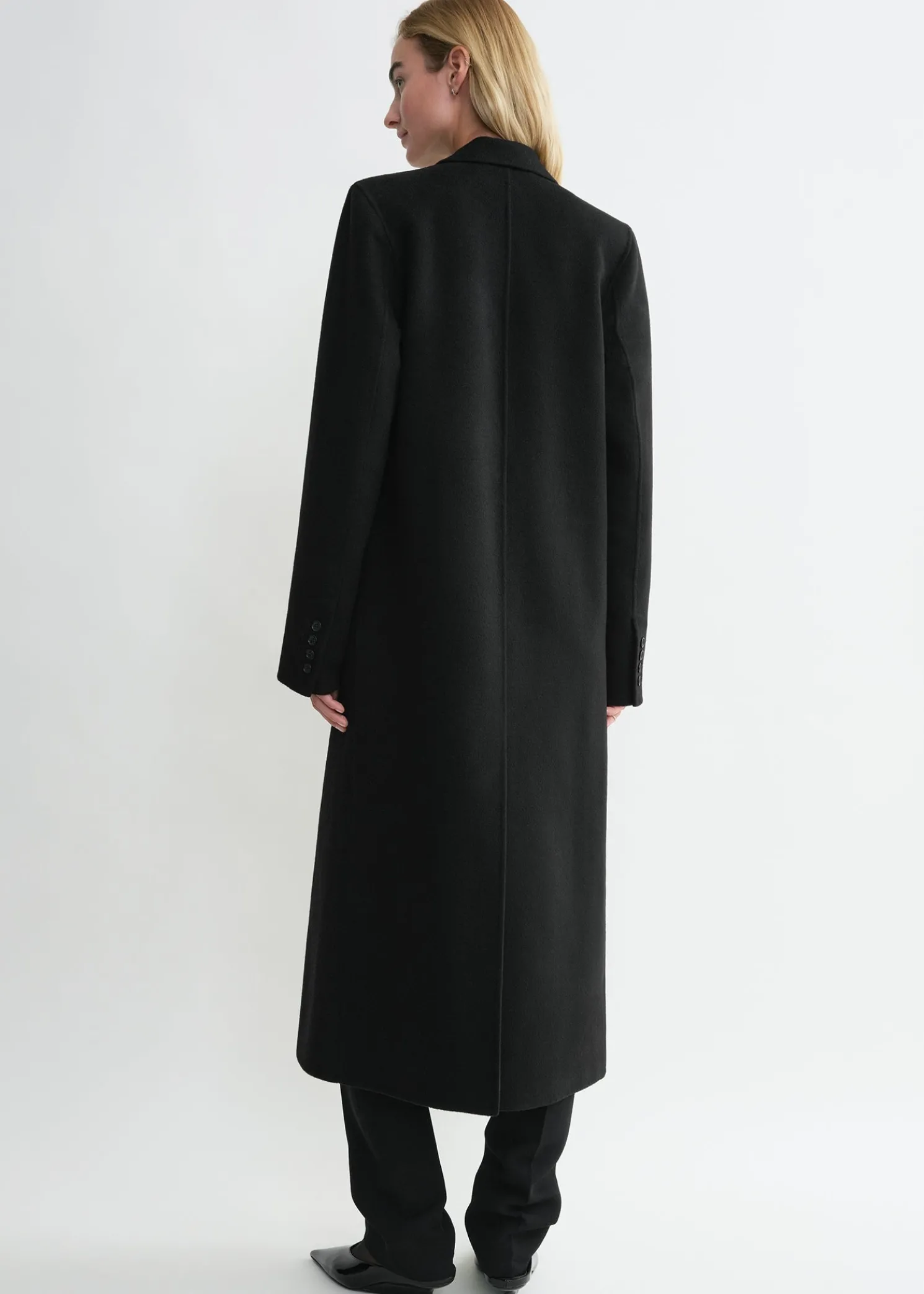Classic doublé coat black