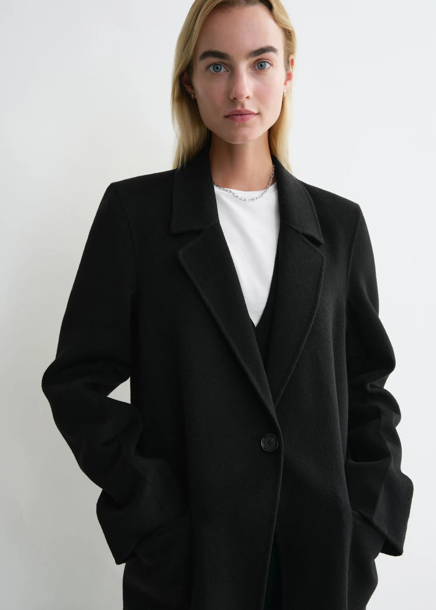 Classic doublé coat black