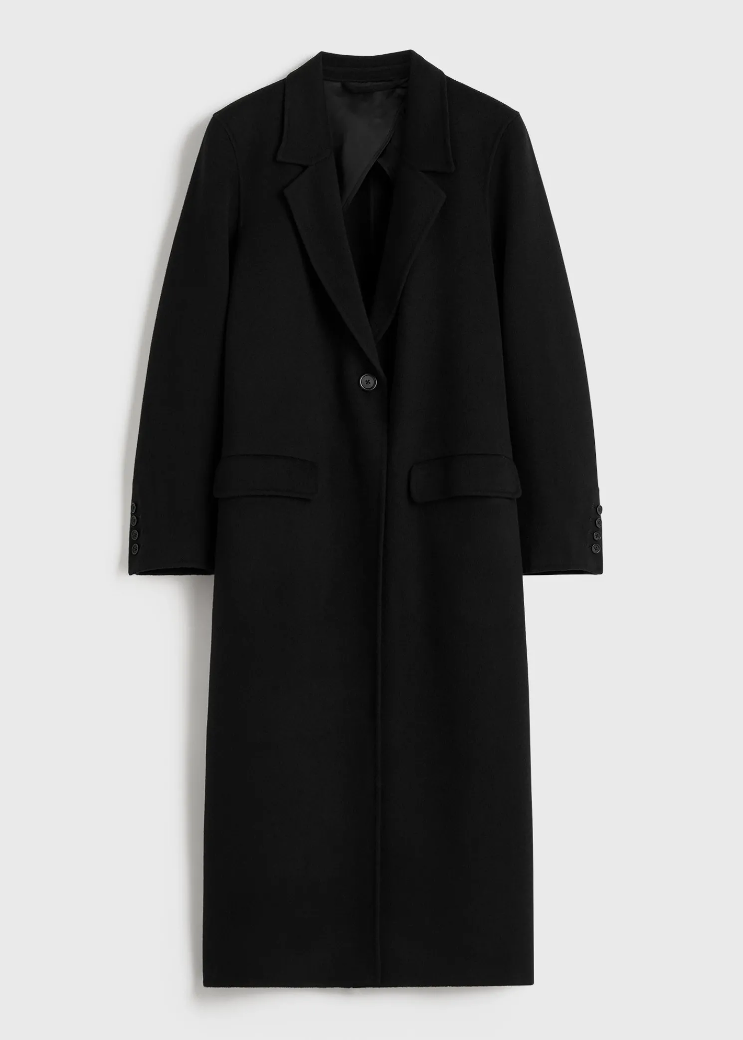 Classic doublé coat black