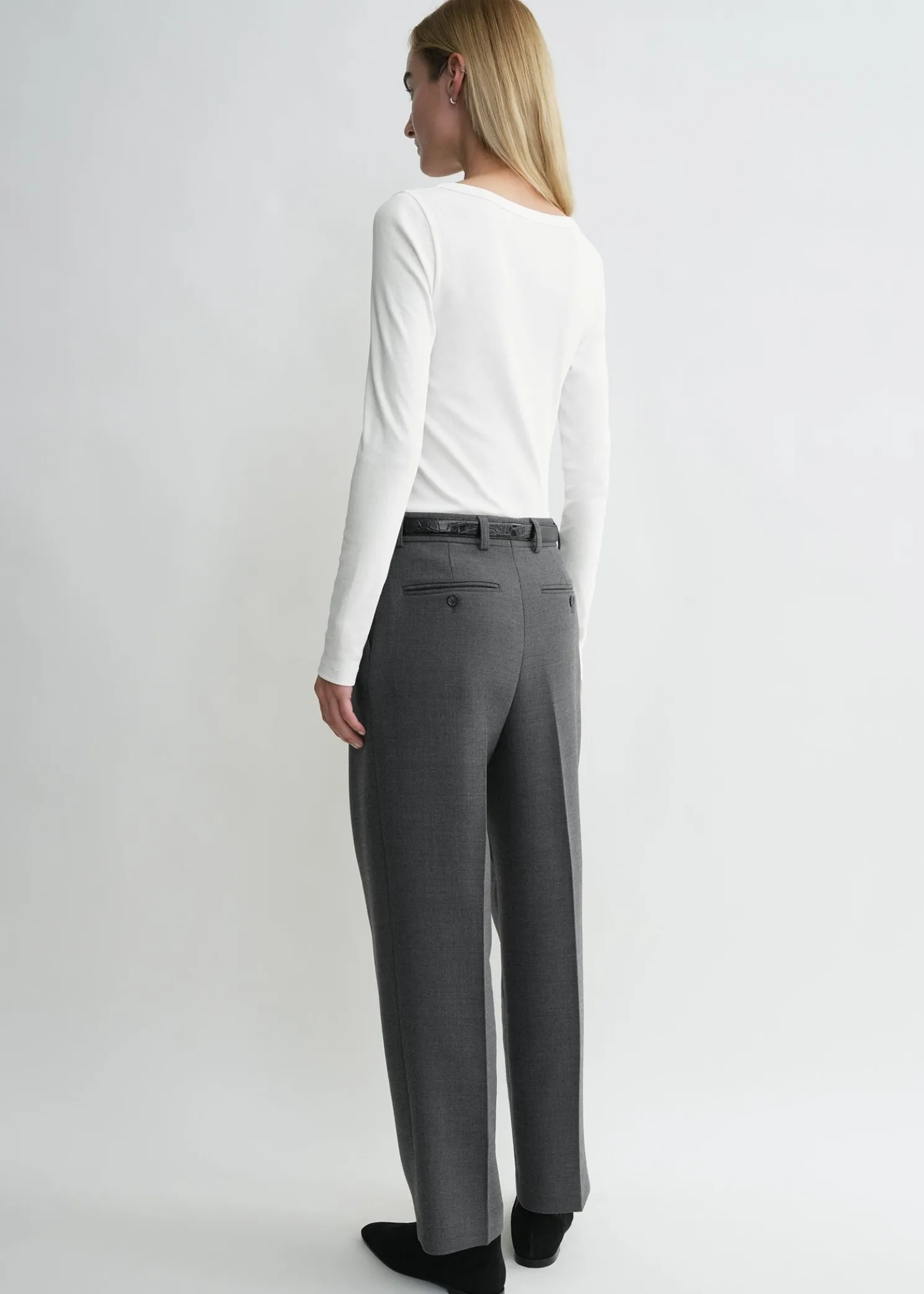 Classic rib top white