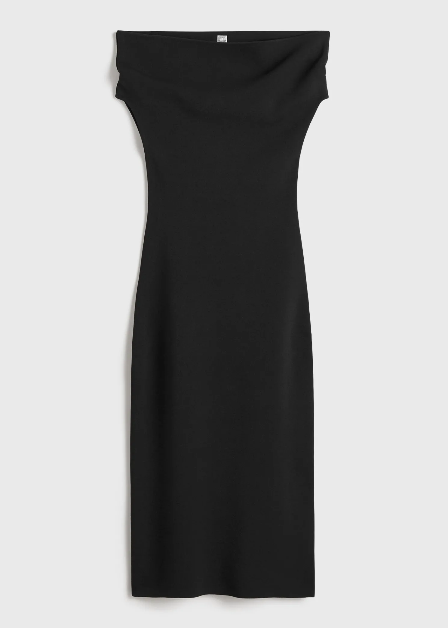 Double-knit dress black