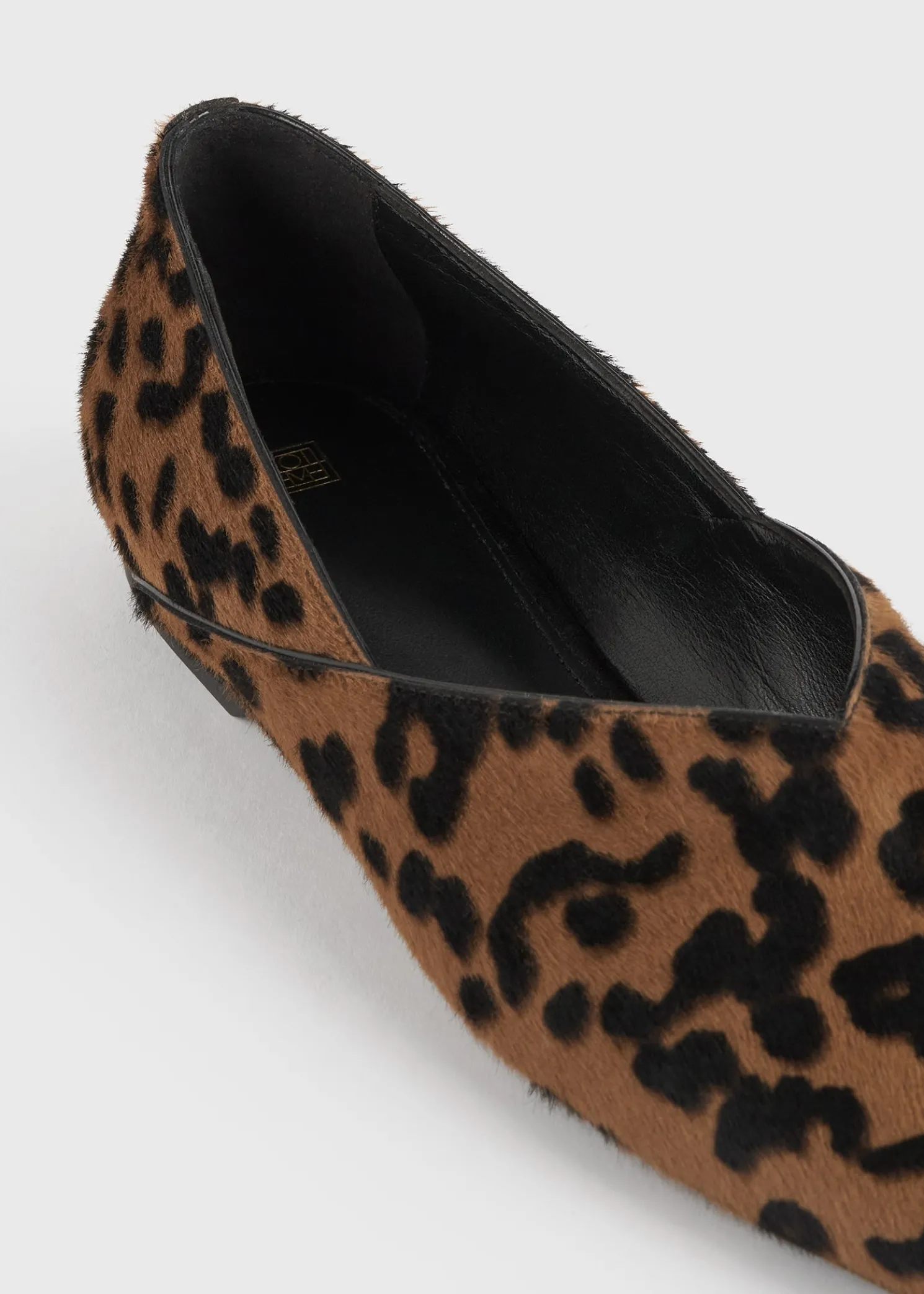 Everyday pony hair flats leopard