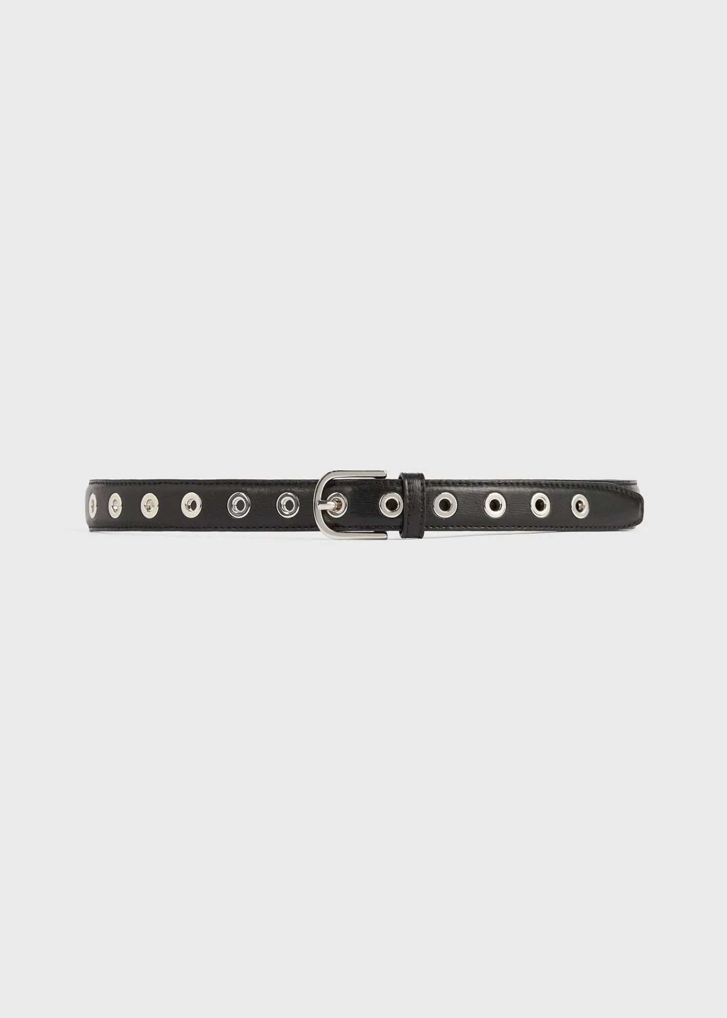 Eyelet belt black