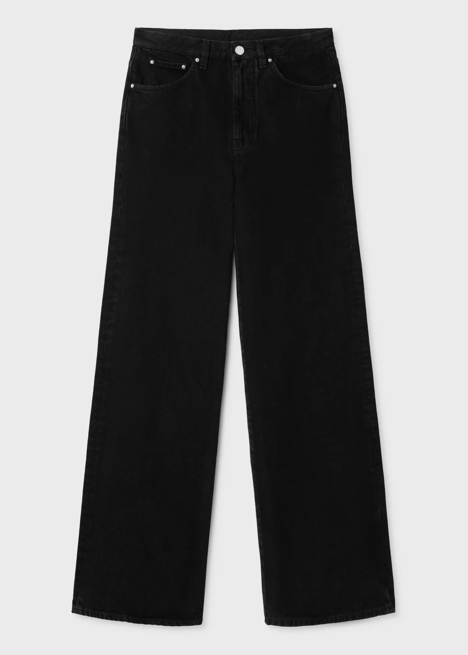 Flare fit denim black