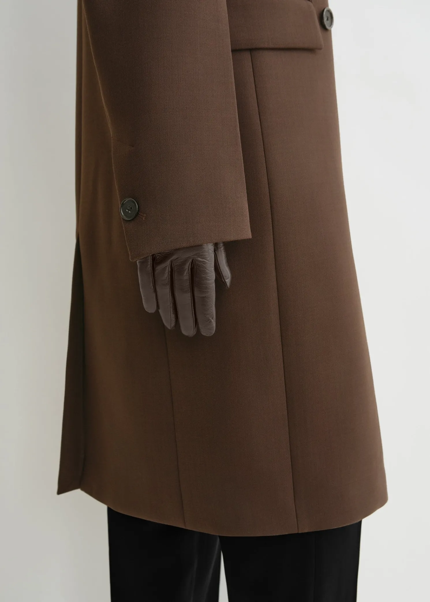 Leather gloves brown