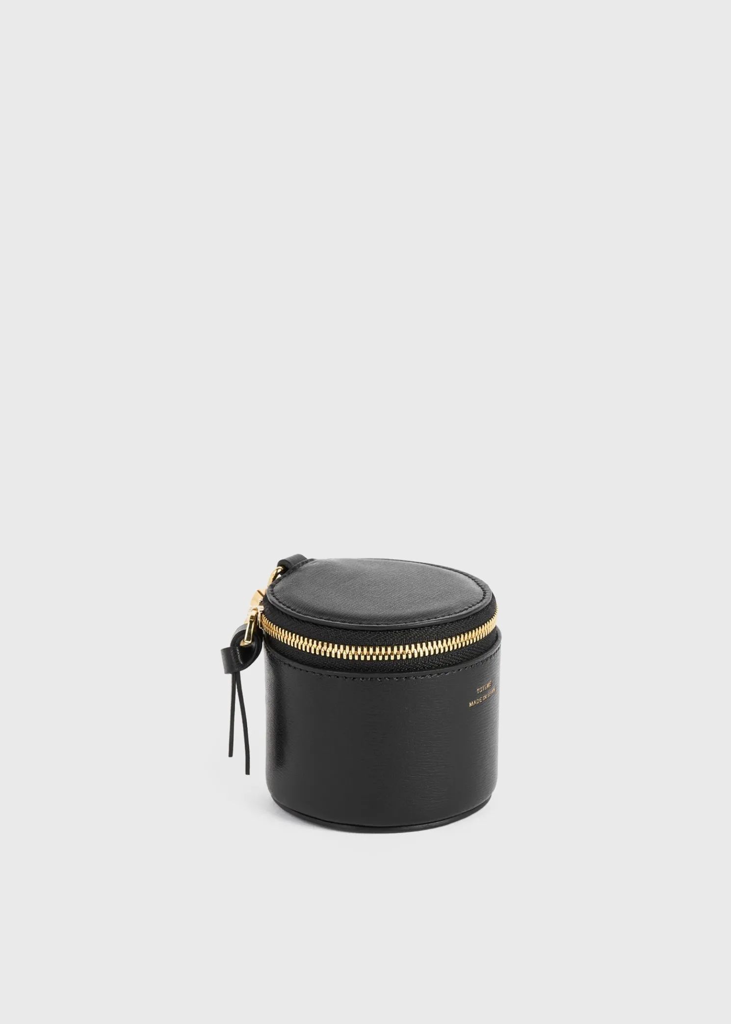 Leather jewelry box black