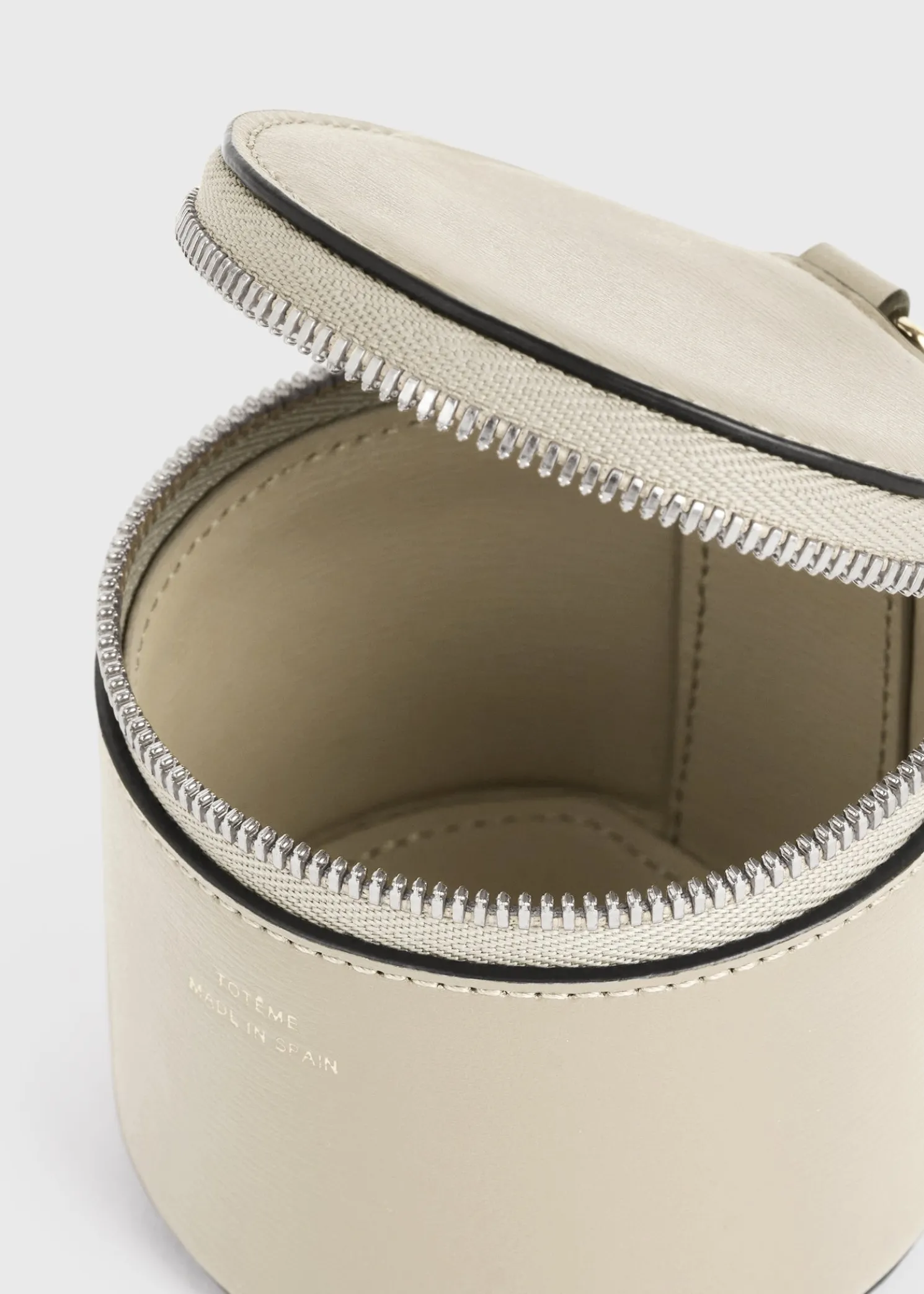 Leather jewelry box fawn