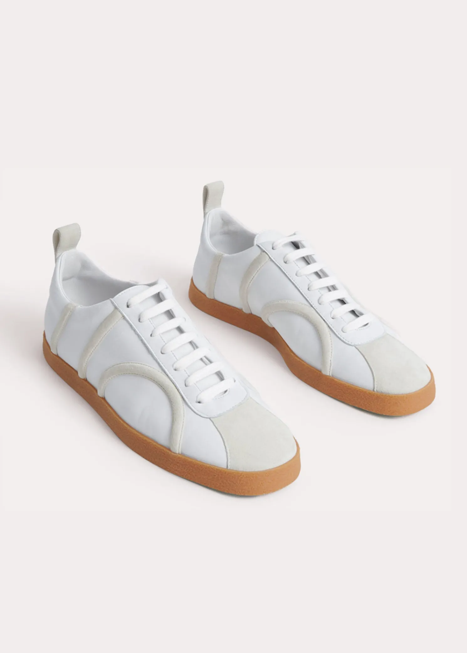 Leather sneakers off-white