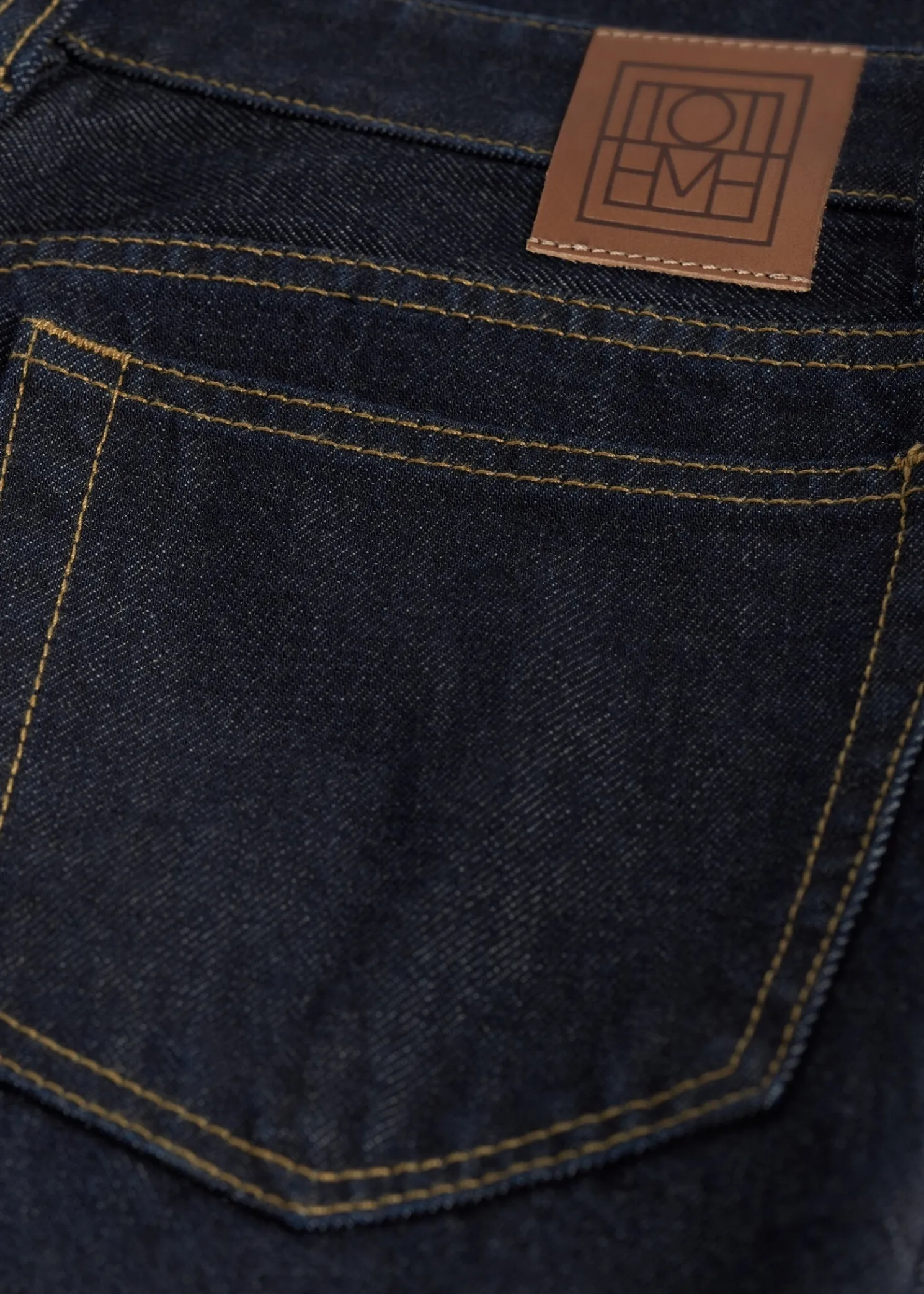 Low taper denim slate