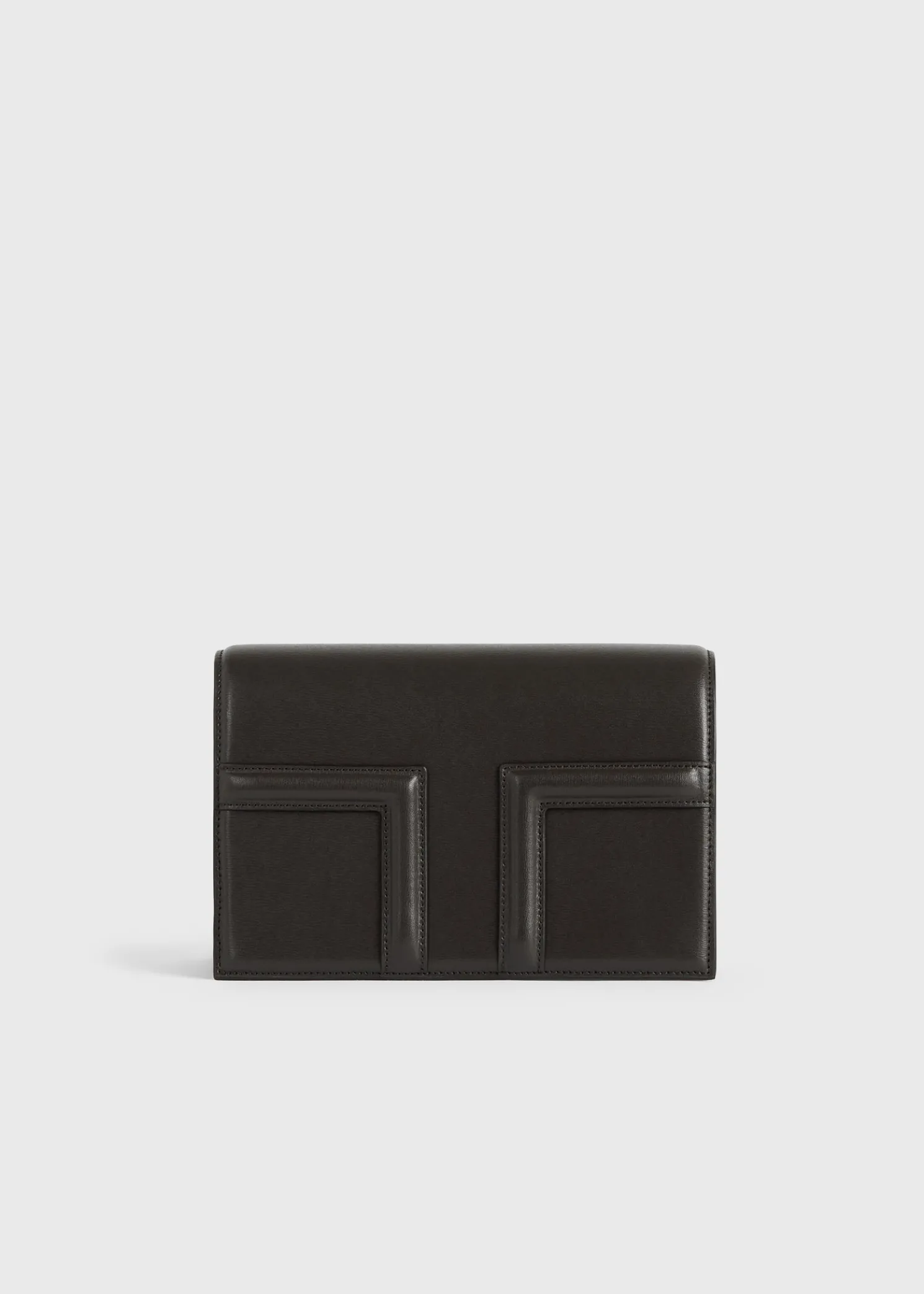 Mini T-Flap leather bag bark