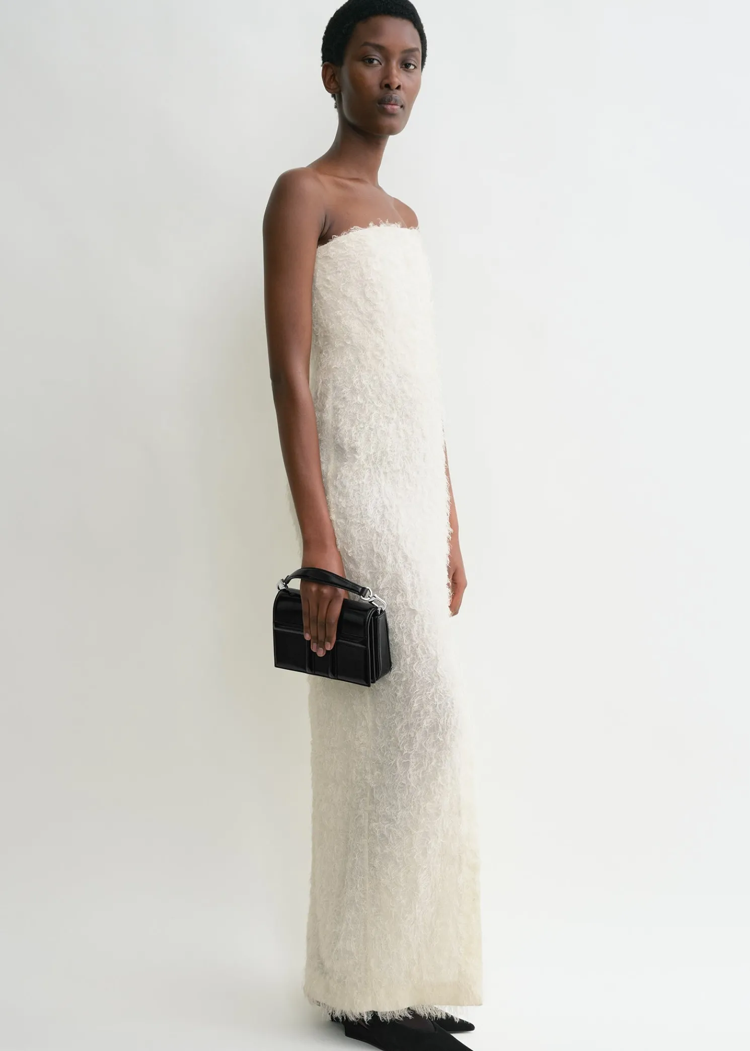 Mini T-Flap Naplack bag black