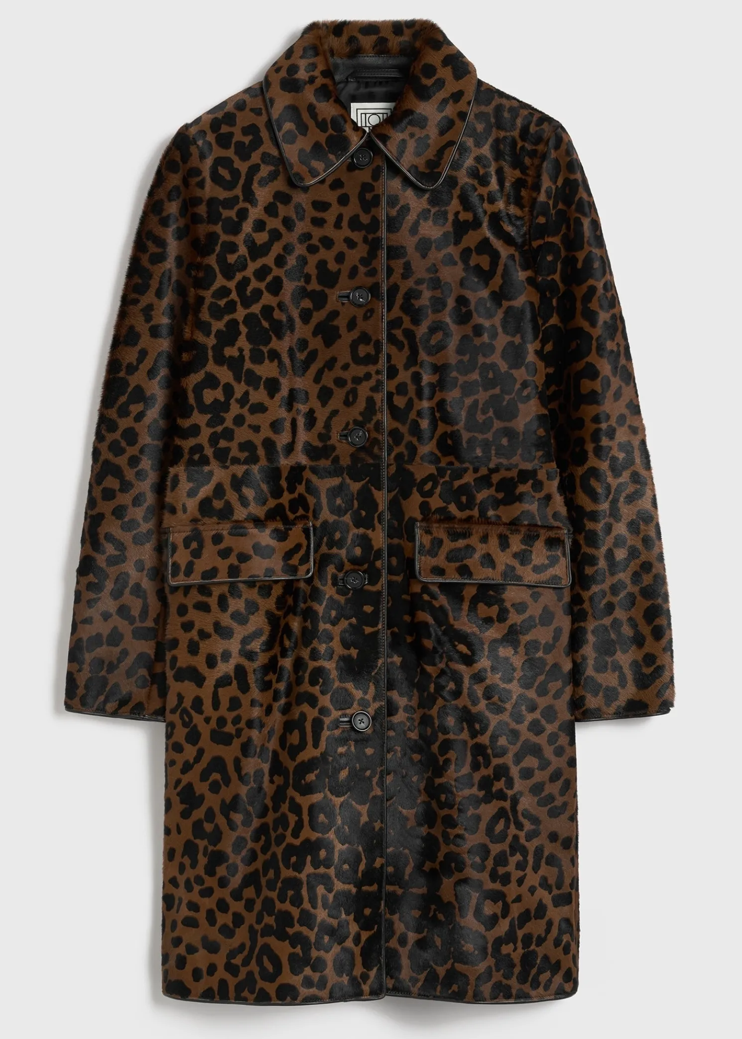 Pony hair coat leopard