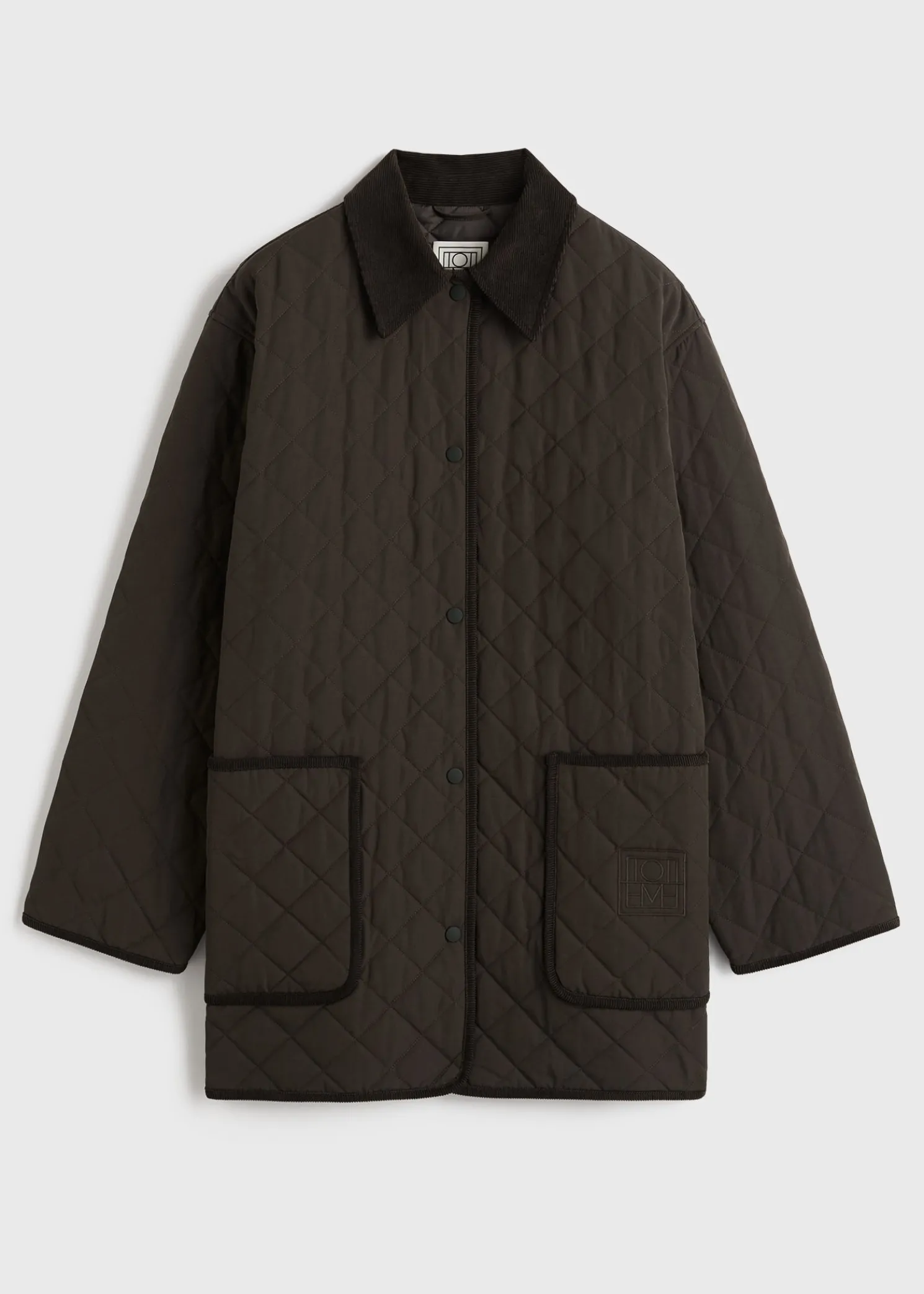 Quilted barn jacket espresso