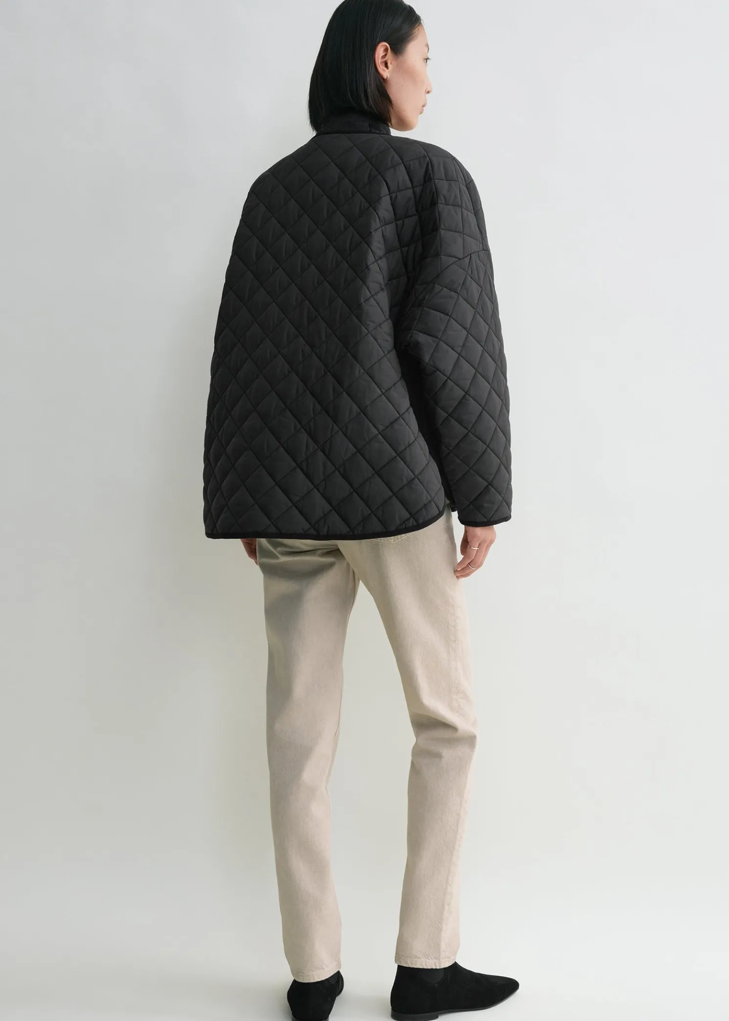 Quilted jacket black