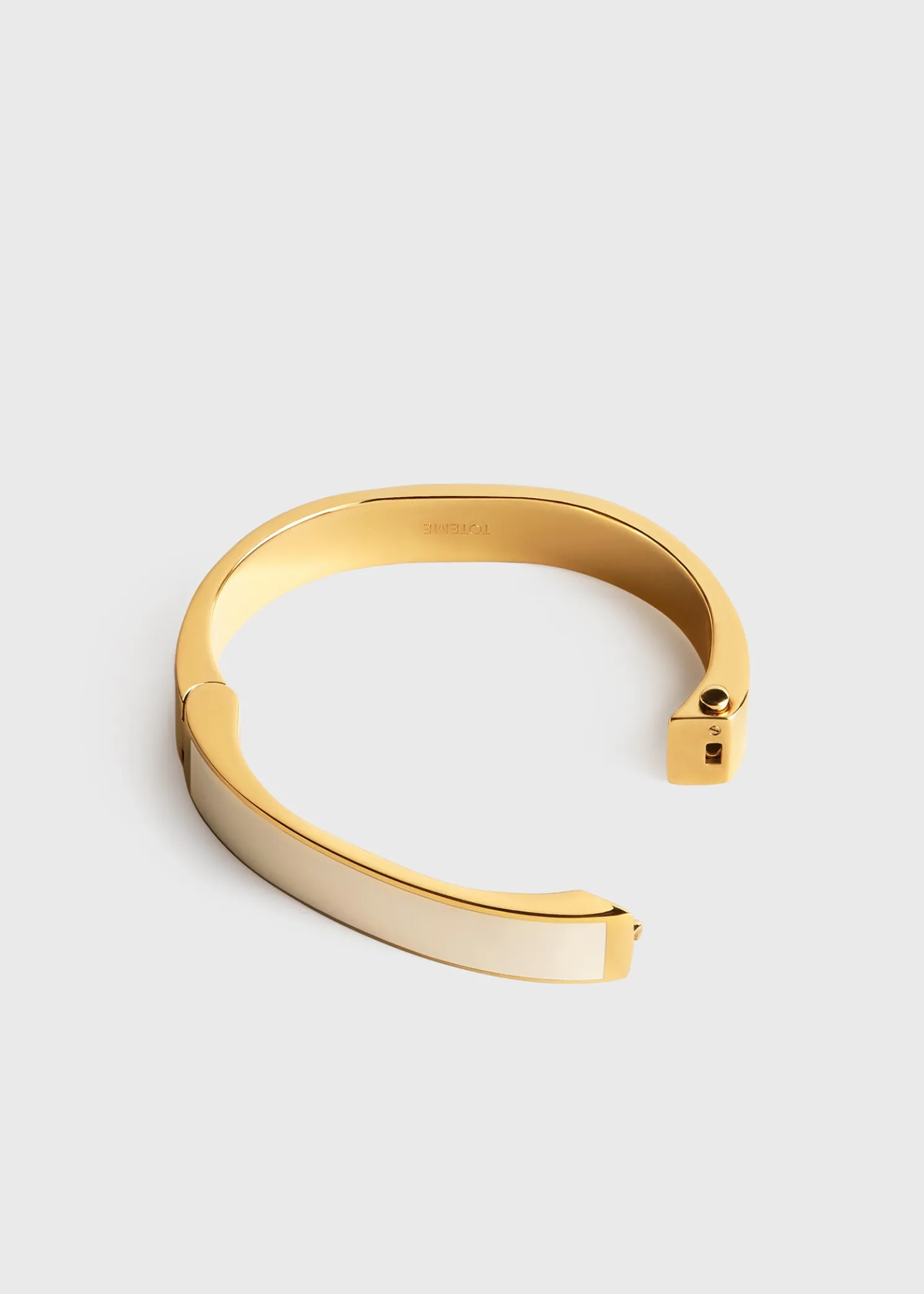 Signature bracelet ecru/gold