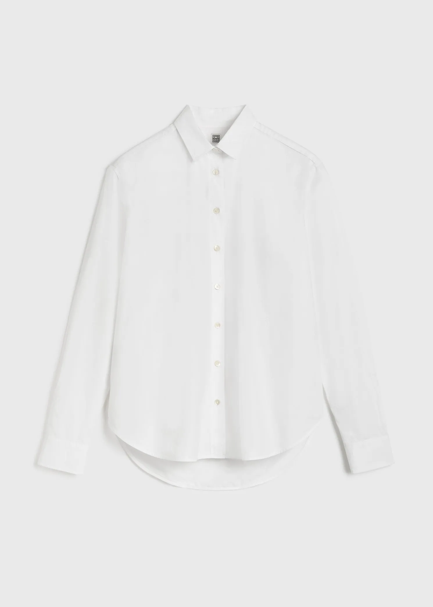 Signature cotton shirt white