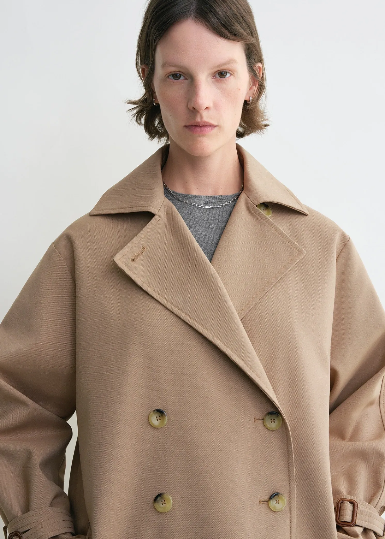 Signature trench khaki