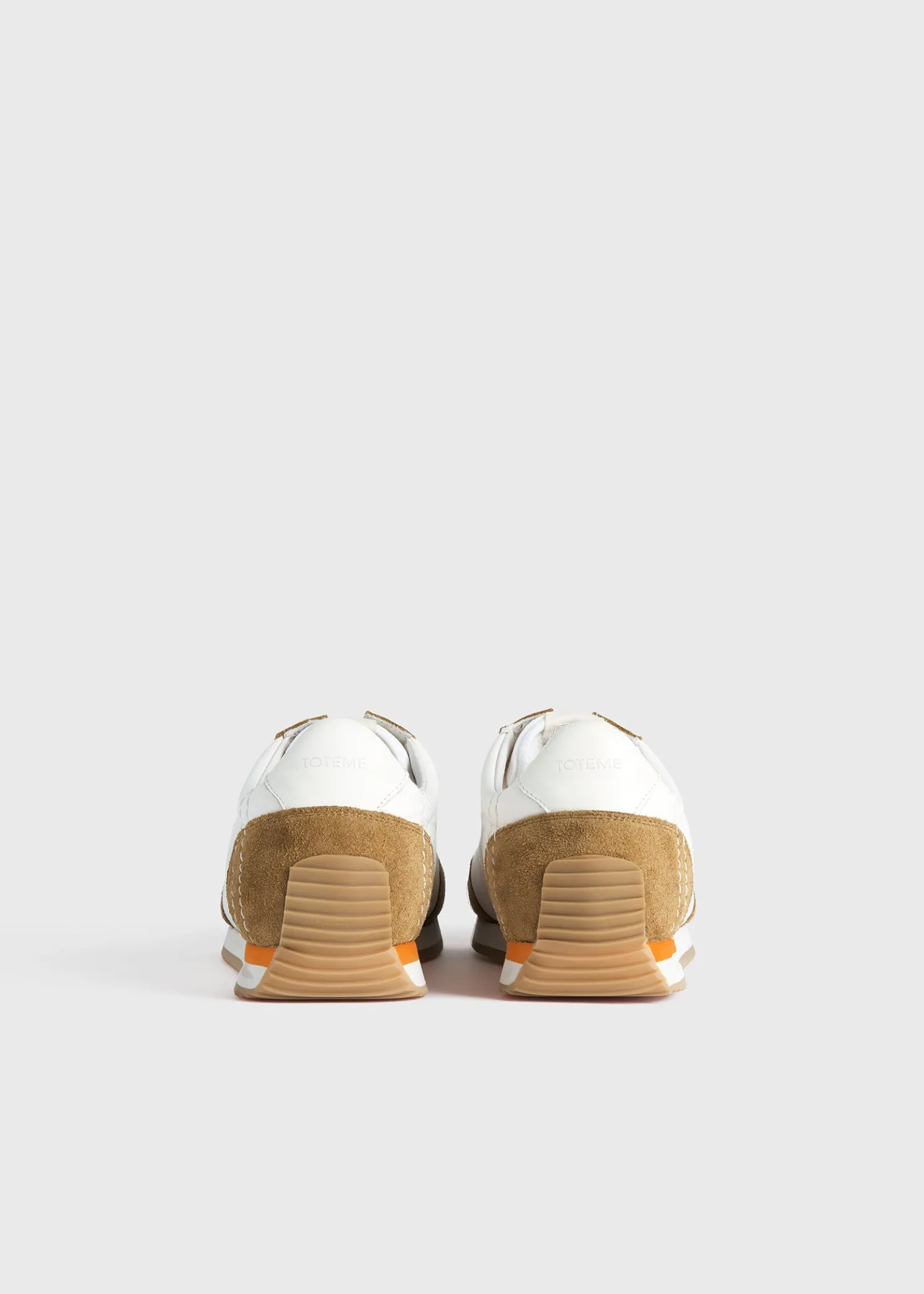 Sport sneakers white/tan