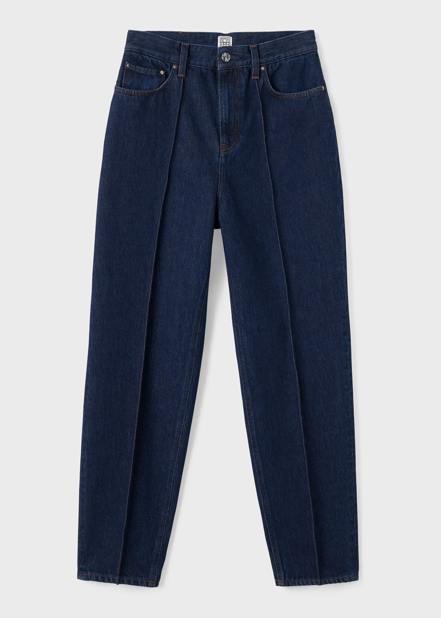Tapered leg denim dark indigo