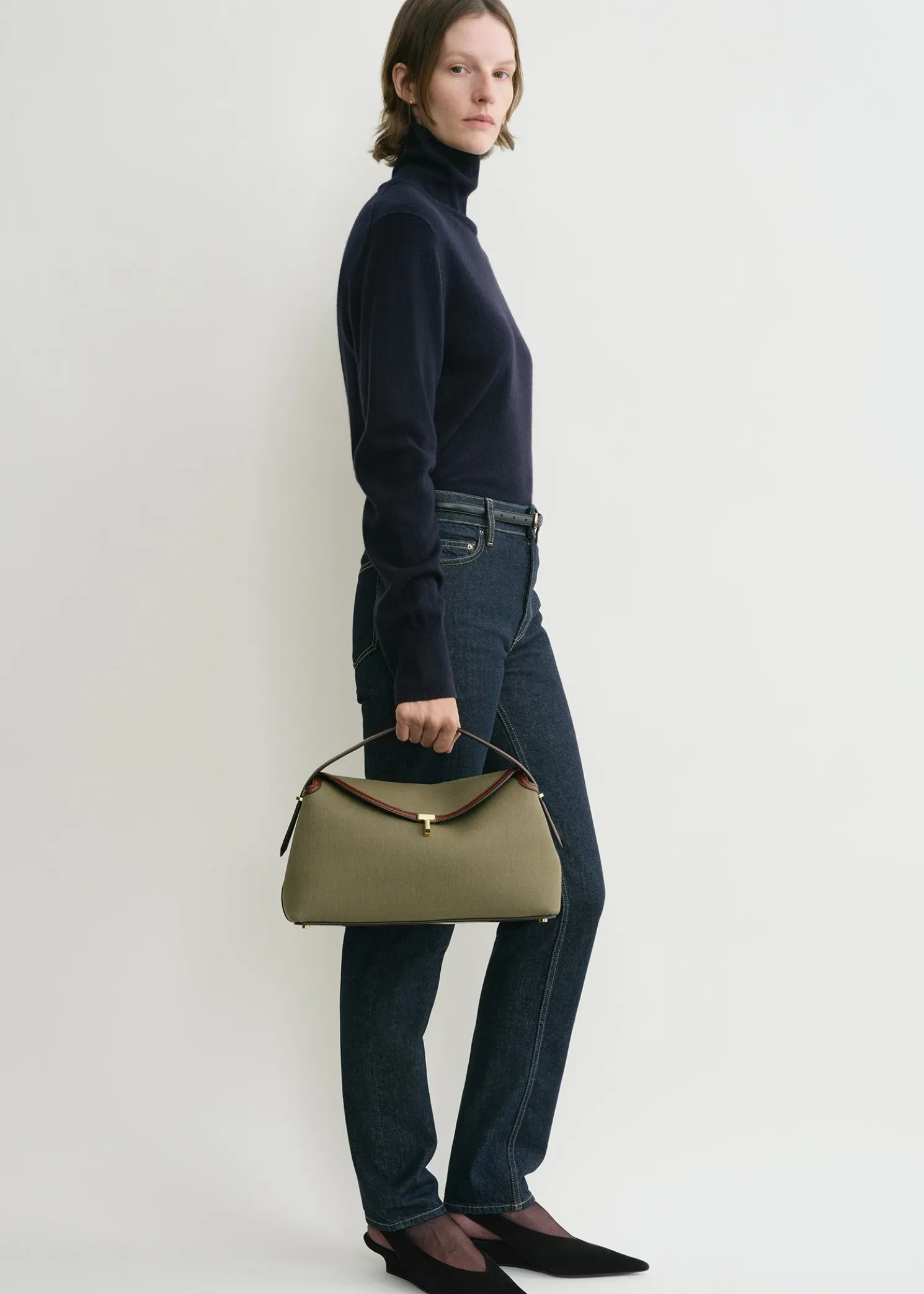 T-Lock canvas top handle khaki green