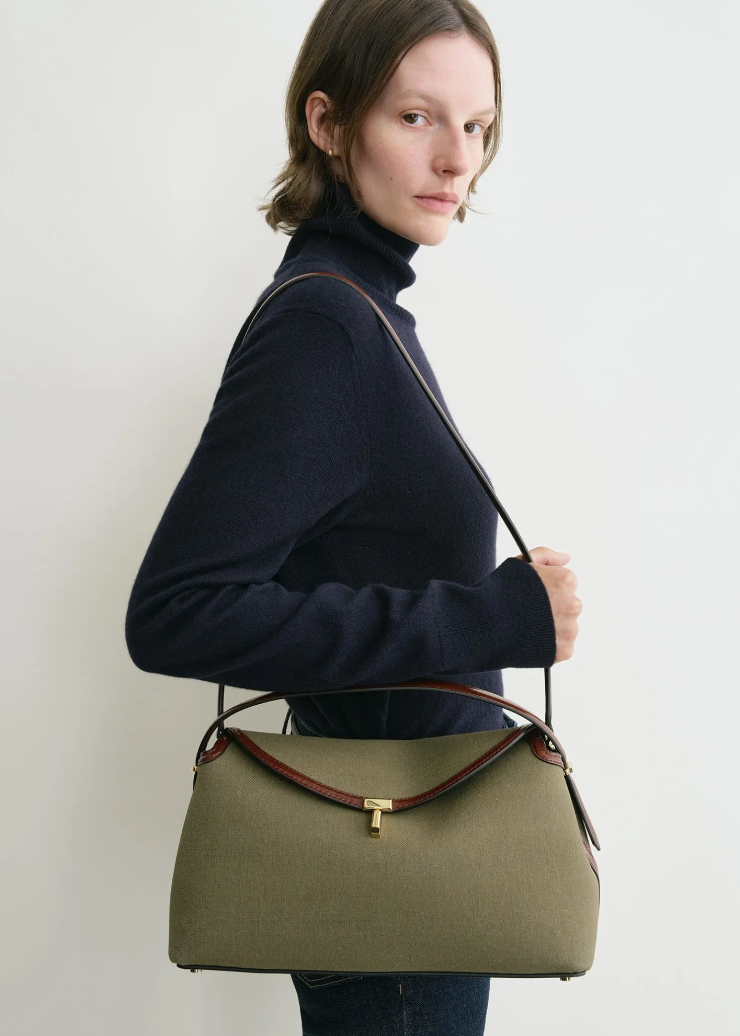 T-Lock canvas top handle khaki green