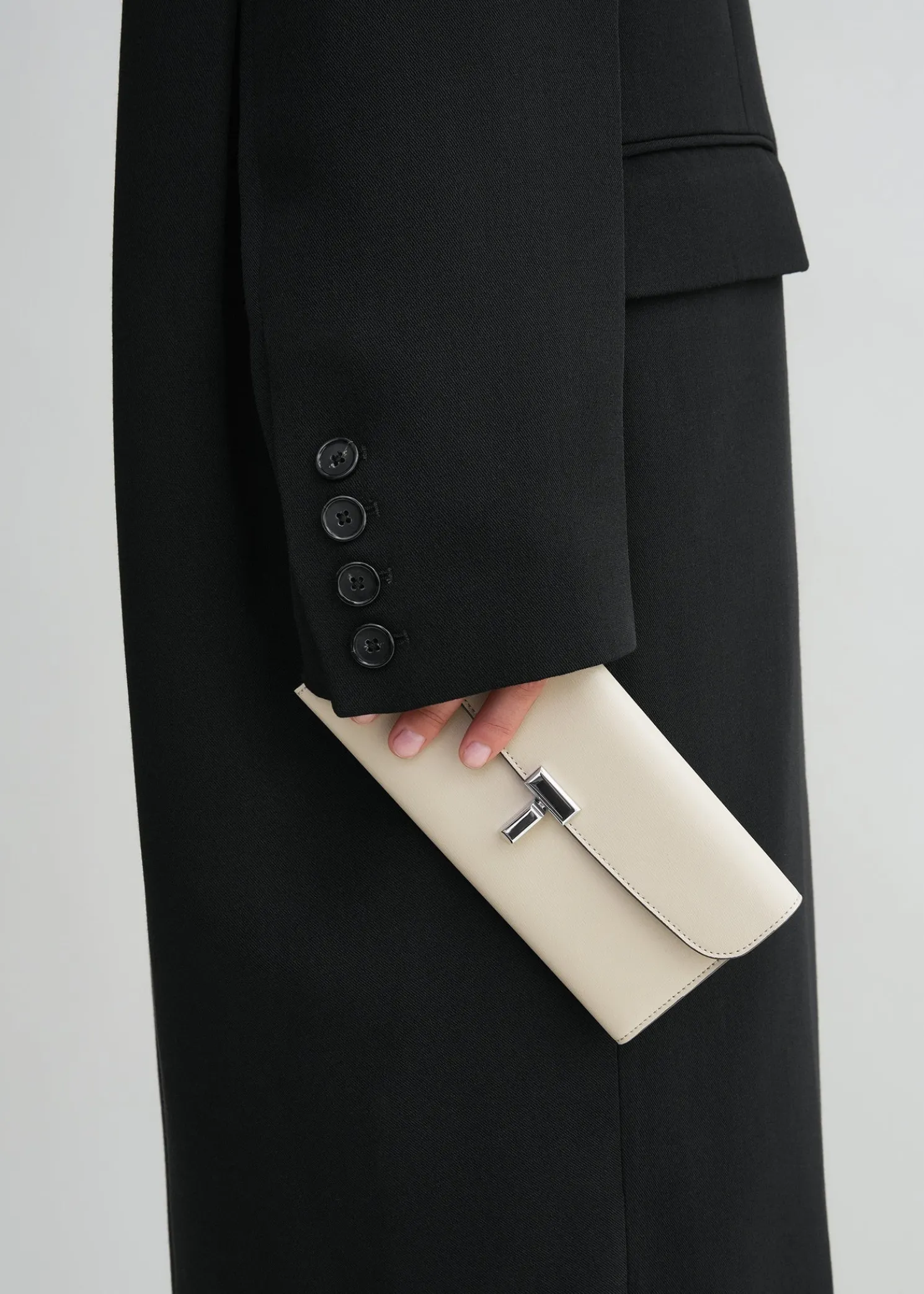 T-Lock leather wallet fawn